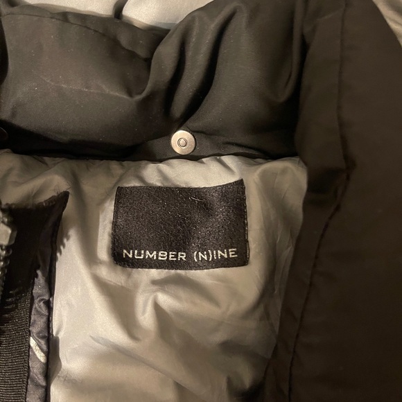 100% Authentic Vintage Number Nine Runway Spider Web Puffer Jacket Size 2/S - Picture 3 of 6